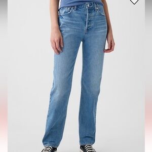 GAP 90s Straight High-Rise Denim/Jeans 30|10L
